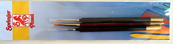 Brush set 3 pcs. synthetic round. 3/0,1,4