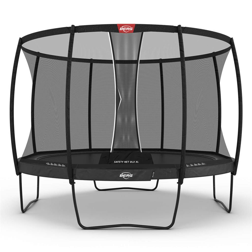 Studsmatta BERG Elite Grey 430 Air Flow PRO + skyddsnät DLX XL