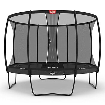 Studsmatta BERG Elite Grey 430 Air Flow PRO + skyddsnät DLX XL