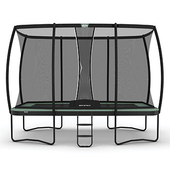 Studsmatta BERG ULTIM 410x250 ECO Champion rektangulär AirFlow PRO + skyddsnät DLX XL
