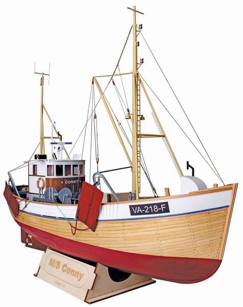 1/25 Ms Conny Shrimp trawler - 62 cm RC Ready - Alhobby.se