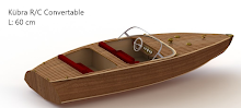 1/10 Kübra Speed Boat RC Ready - 70 cm