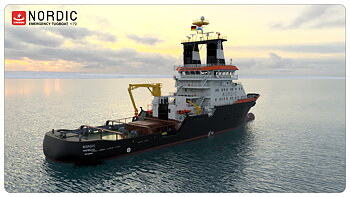 1/72 Nordic Emergency Tug Boat incl.LED kit  - 108 cm