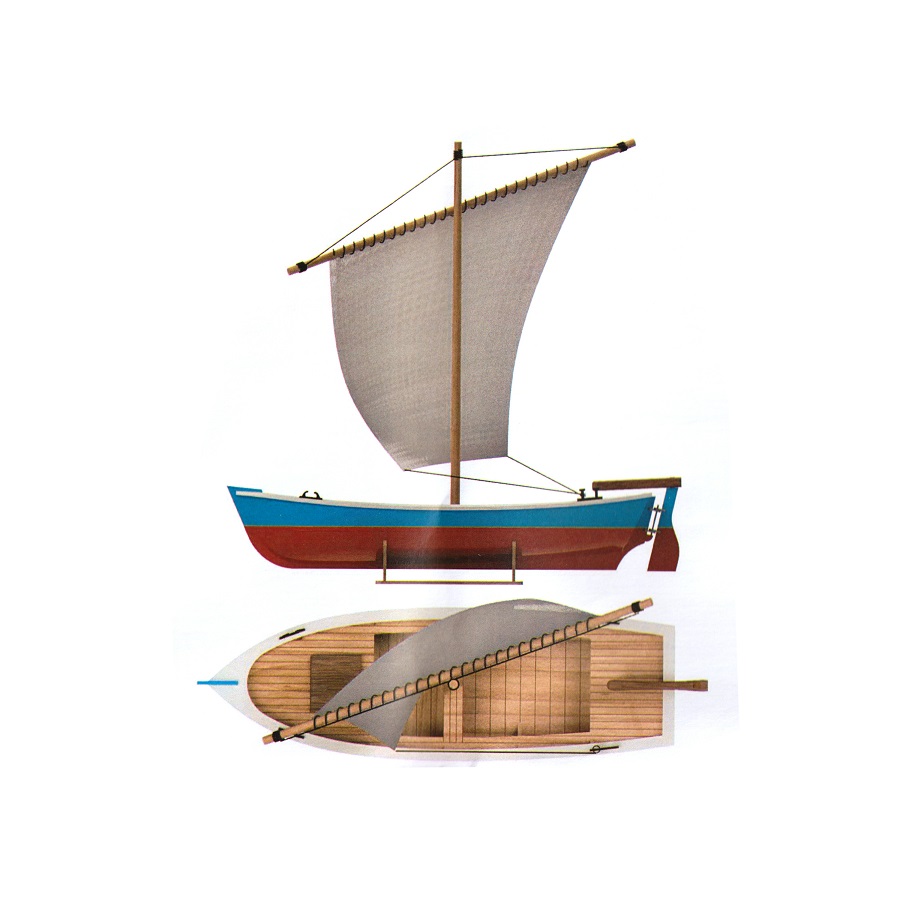 1/35 Sail Boat  17,7 cm