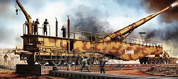 1/35 Railroad Gun 280mm K5(E)  Leopold