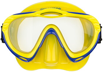 Waimea Cyklop med snorkel blå/gul - Barn 