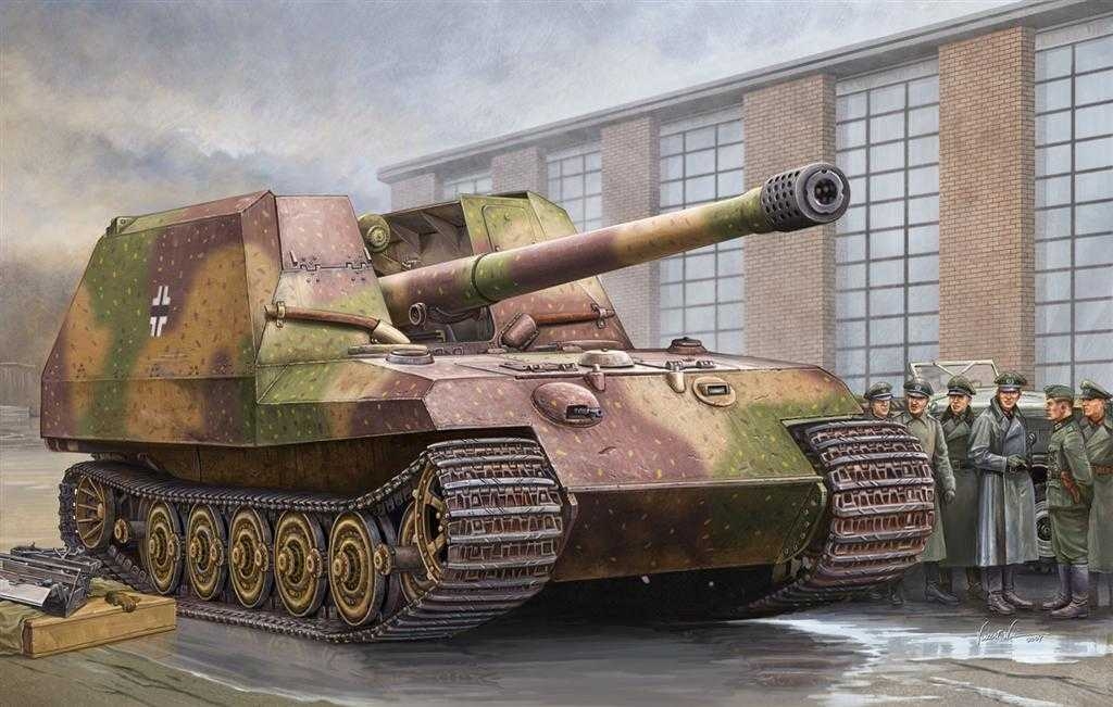 1/35 Geschutzwagen Tiger Fur 17cm K72