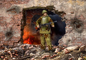 1/16 WW2 Soviet assault engineer-sapper  (100% new molds)