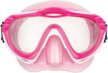 Waimea Cyklop med snorkel rosa/vit - Barn 