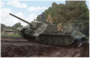 1/16 Soviet Su-100 Tank Destroyer w. full interior