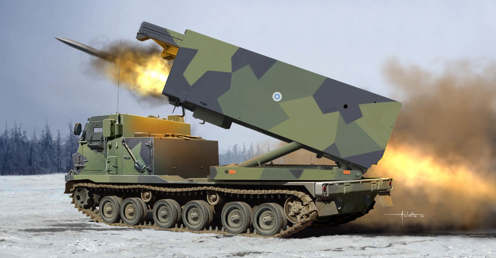 1/35 M270/A1 Multiple Launch Rocket System -Finland/Netherlands