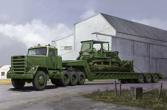 1/35 	M920 Tractor tow M870A1 Semi Trailer