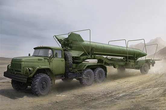 1/35 Soviet Zil-131V tow 2T3M1 Trailer with 8K14 Missil