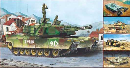 1/35 M1A1/A2 Abrams 5 In 1