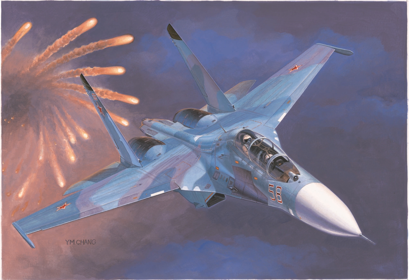 1/72 Su-27Ub Flanker C