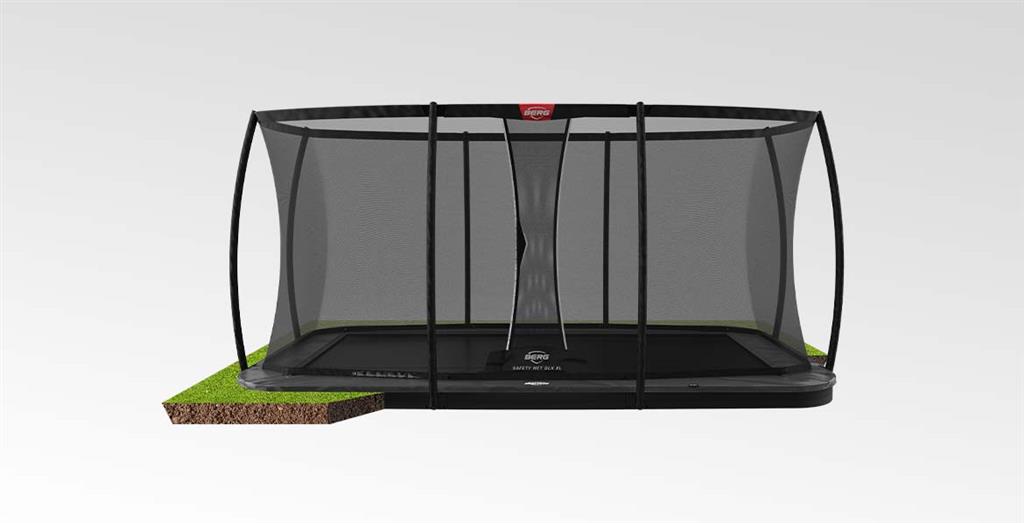 BERG Ultim Elite Flatground Grå 500 Airflow PRO+Skyddsnät  DLX XL