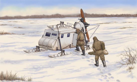1/35 Soviet Nkl-16 Armoured Aerosan