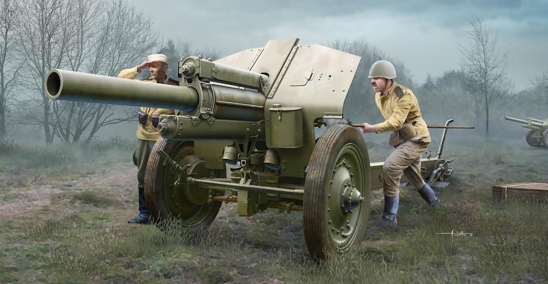1/35 Soviet 122mm Howitzer 1938 M-30 late