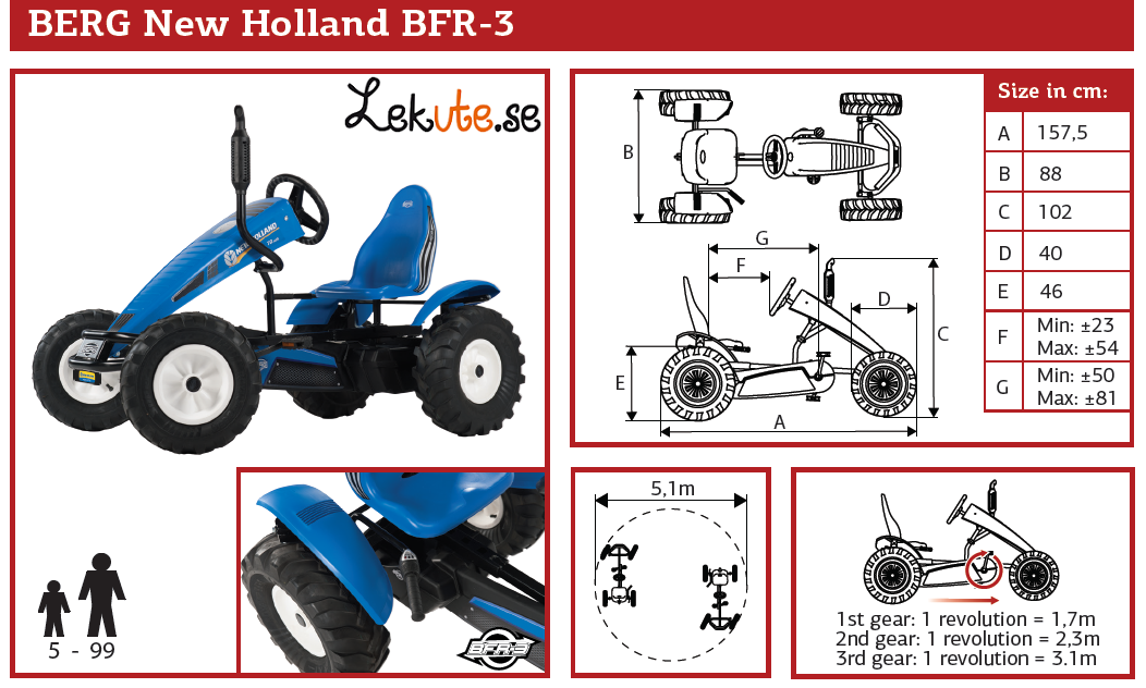 BERG tramptraktor New Holland BFR-3 - 10