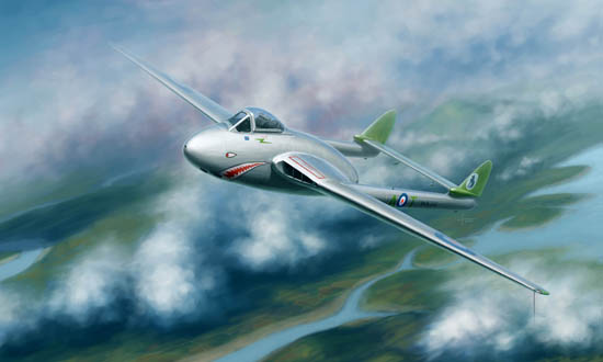 1/48 Vampire F.MK.V incl. SE DECAL  (J28)