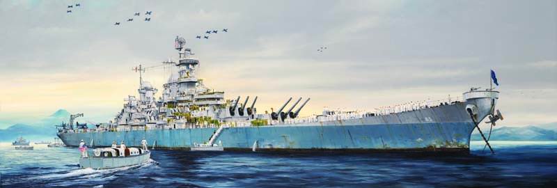 1/200 USS Missouri bb-63 135 cm