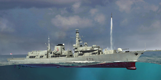 1/350 HMS  23 Frigate  Kent