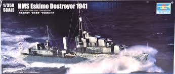 1/350 HMS Eskimo Destroyer 1941