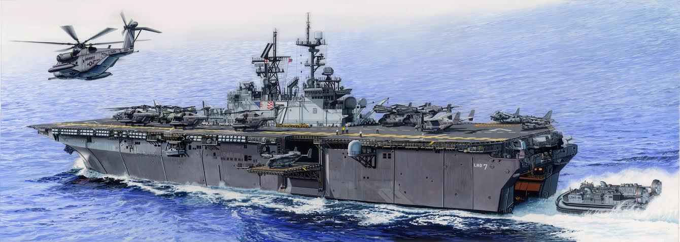 1/350 USS Iwo Jima Lhd-7