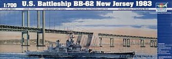 1/700 USS bb-62 New Jersey 1983