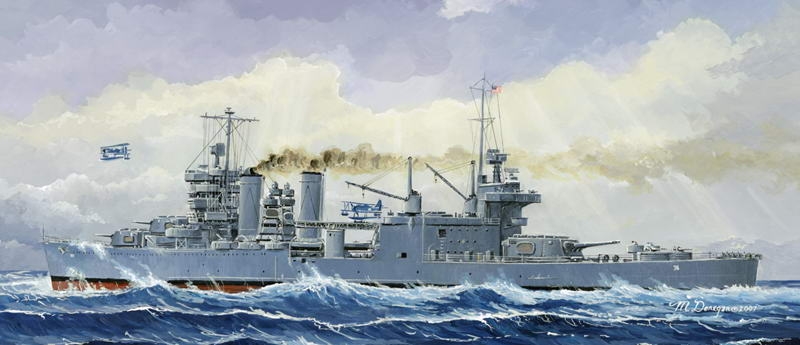 1/700 USS Minneapolis Ca-36 1942