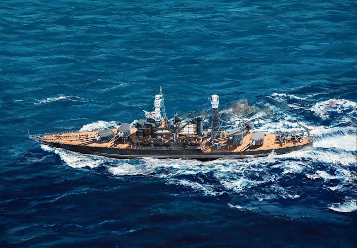 1/700 USS West Virginia bb-48 1941