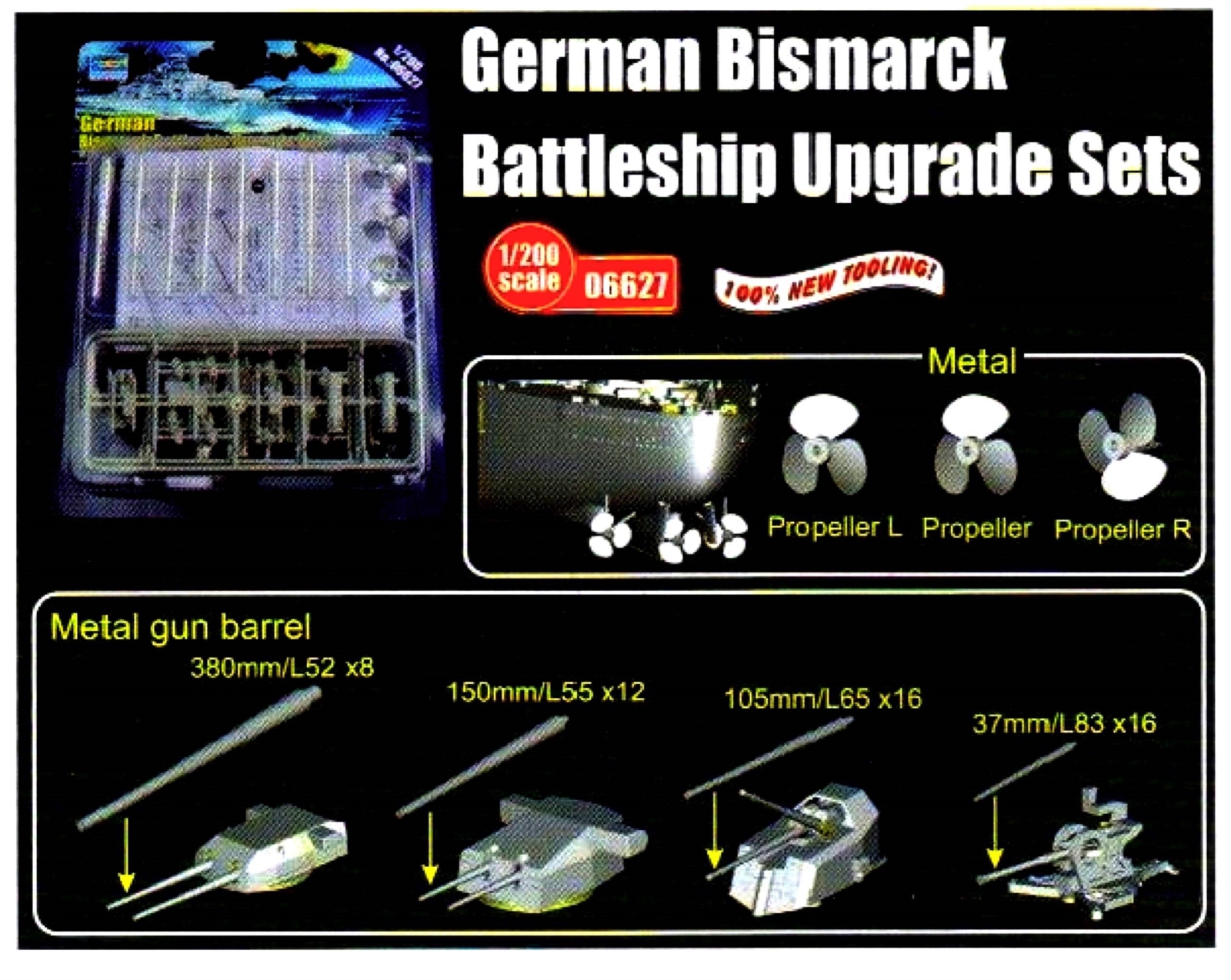 1/200 Bismarck Upgrade set