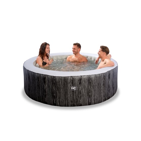 EXIT Wood Deluxe SPA ø204x65cm - mörk grå - 5