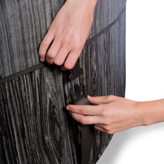 EXIT Wood Deluxe SPA ø204x65cm - mörk grå - 4