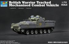 1/72 British Warrior Tracked Mechanized Combat ...