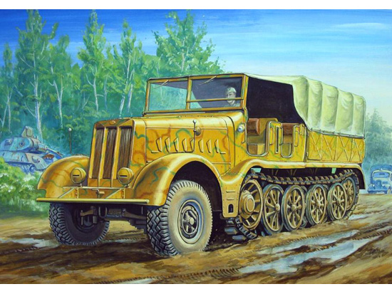 1/72 Famo Sd.Kfz.9/18 Ton Half Track