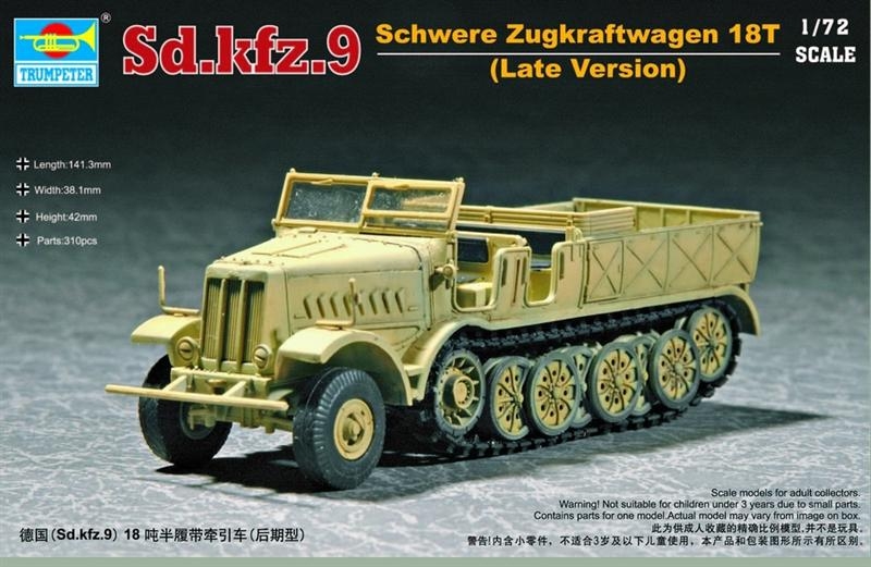 1/72 Sd.Kfz.9 Schwere Zugkraftwagen 18T F3 - 2