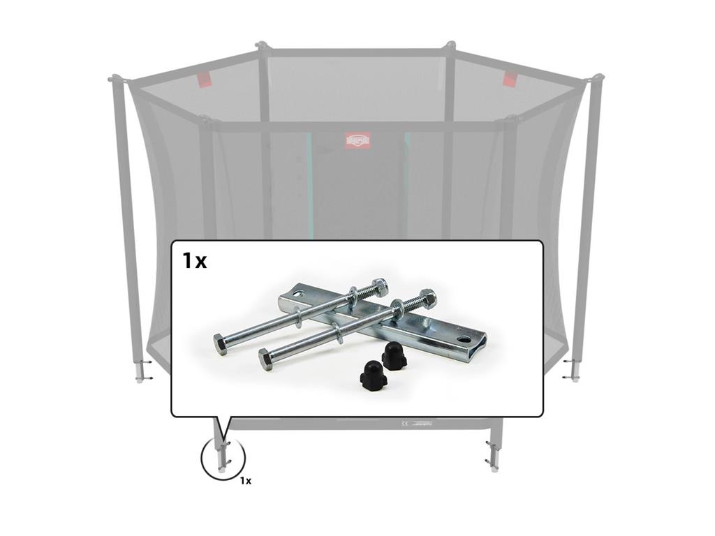BERG Reservdel SAFETY NET COMFORT - FASTENERS FOR 1 TUBE (TALENT)