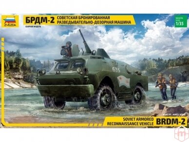 1/35 BRDM-2 Russ- Armored Car