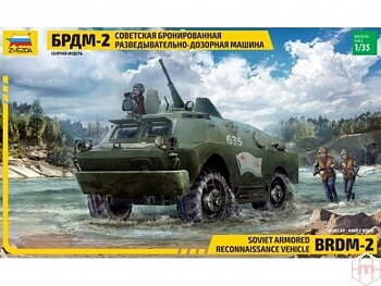 1/35 BRDM-2 Russ- Armored Car