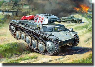1/100 Panzer II - NO GLUE