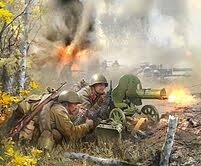 1/72 Soviet Machinegun Crew - NO GLUE