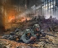 1/72 Ger. Machinegun Crew East Front - NO GLUE
