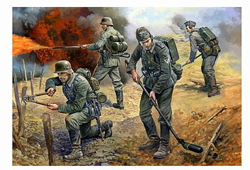 1/72 Ger. Sturmpioniere - NO GLUE