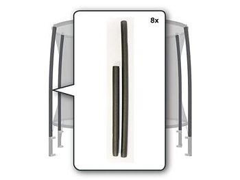 BERG Reservdel Champion SAFETY NET DELUXE - FOAM SET (X8) - OBS! Till första modellen av DELUXENÄT!