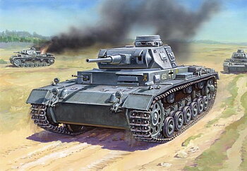 1/100 Panzer III - NO GLUE