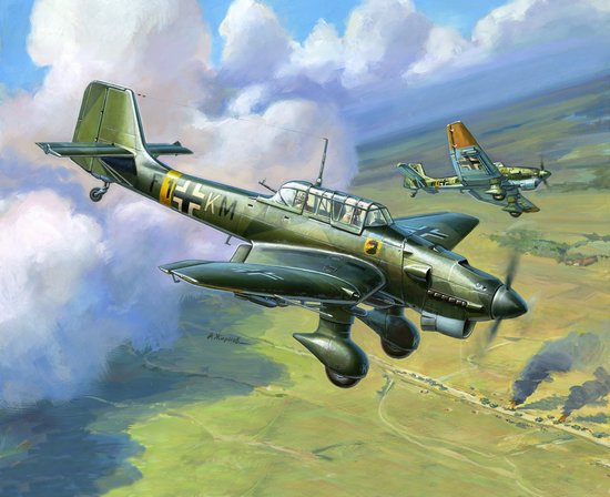 1/144 Junkers JU-87 Stuka - NO GLUE - 2