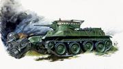 1/100 BT-5 Soviet Tank - NO GLUE