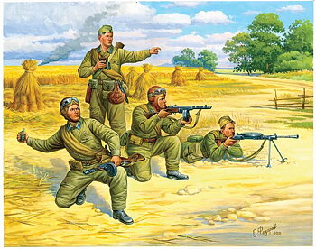 1/72 Soviet Paratroops - NO GLUE