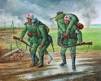 1/72 Ger. Medical Personnel 1941-43 - NO GLUE